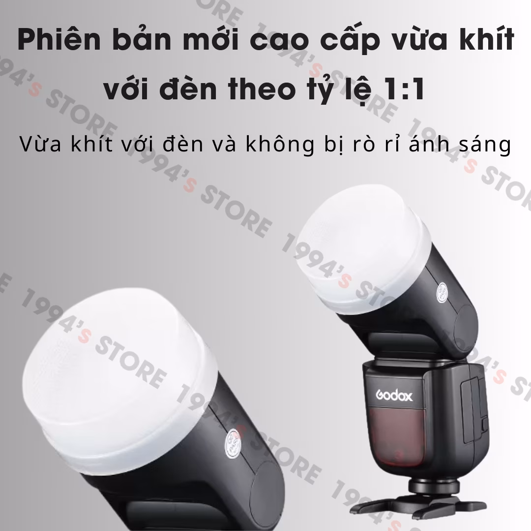 Tản sáng cho đèn Flash Godox: AD100 Pro, AD200, AD200 Pro, V1, V1 Pro, V1 Mid, V100