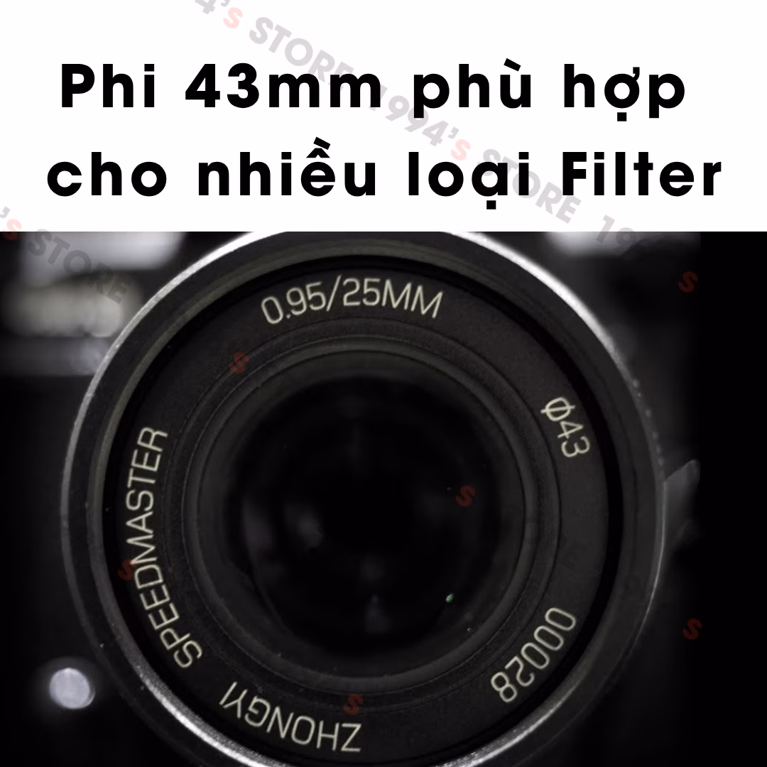 Mitakon Speedmaster 25mm F0.95 lens góc rộng cho ngàm M43
