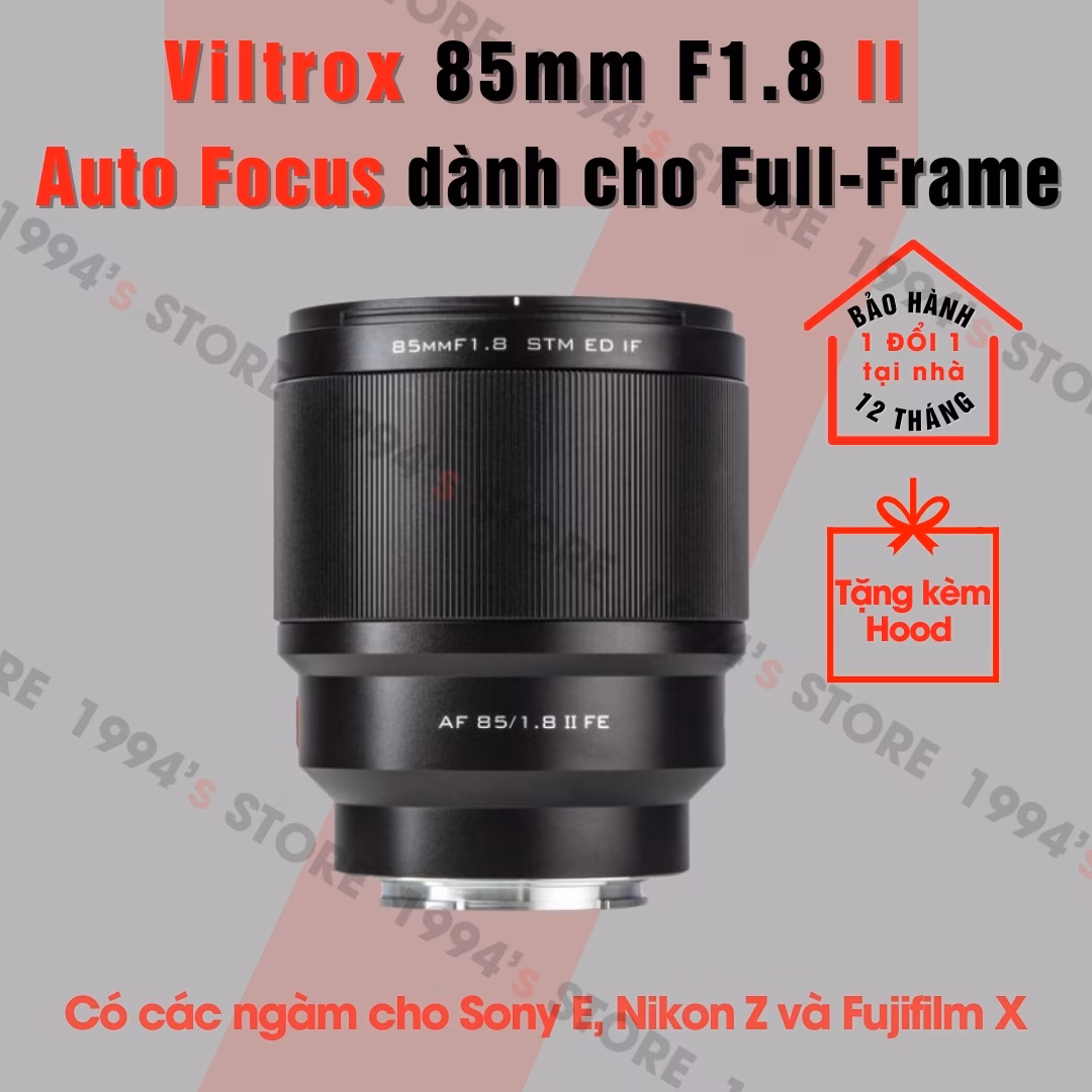 Viltrox 85mm F1.8 II – Lens chân dung xóa phông có Auto Focus for Full-Frame
