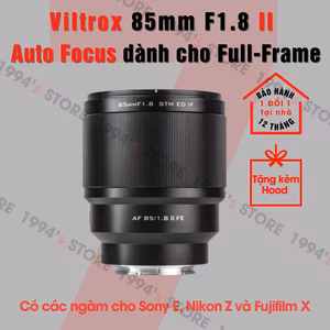 Viltrox 85mm F1.8 II – Lens chân dung xóa phông có Auto Focus for Full-Frame