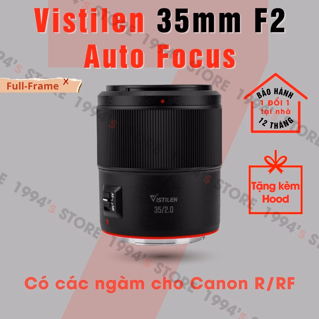 Vistilen Meike 35mm F2 Auto Focus - Lấy nét tự động siêu nhanh dành cho Full-Frame
