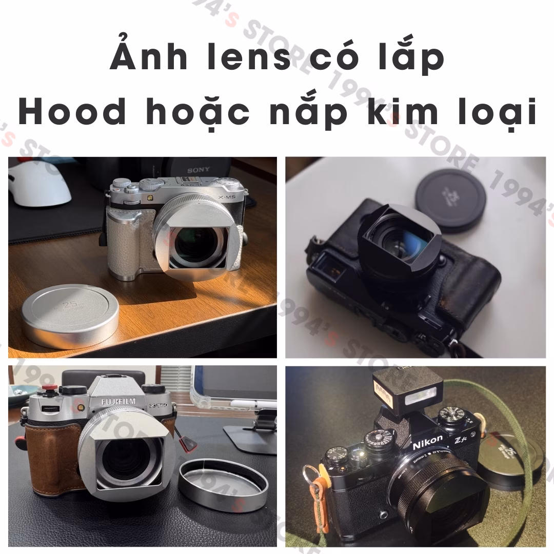 Nắp kim loại và Hood vuông kim loại chính hãng SG Image