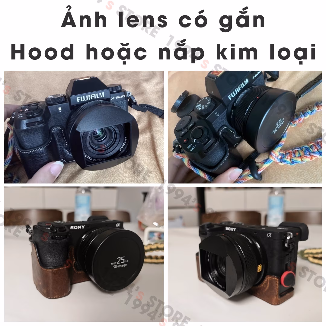 Nắp kim loại và Hood vuông kim loại chính hãng SG Image