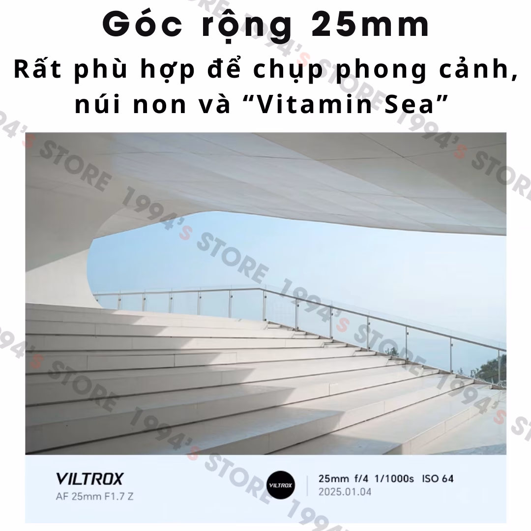 Viltrox 25mm F1.7 Air Auto Focus – Lens góc rộng đa dụng
