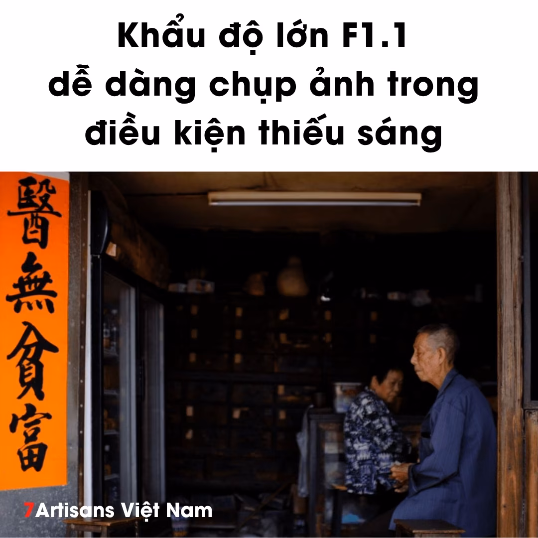 Kamlan 32mm F1.1 lens đa dụng, khẩu độ lớn