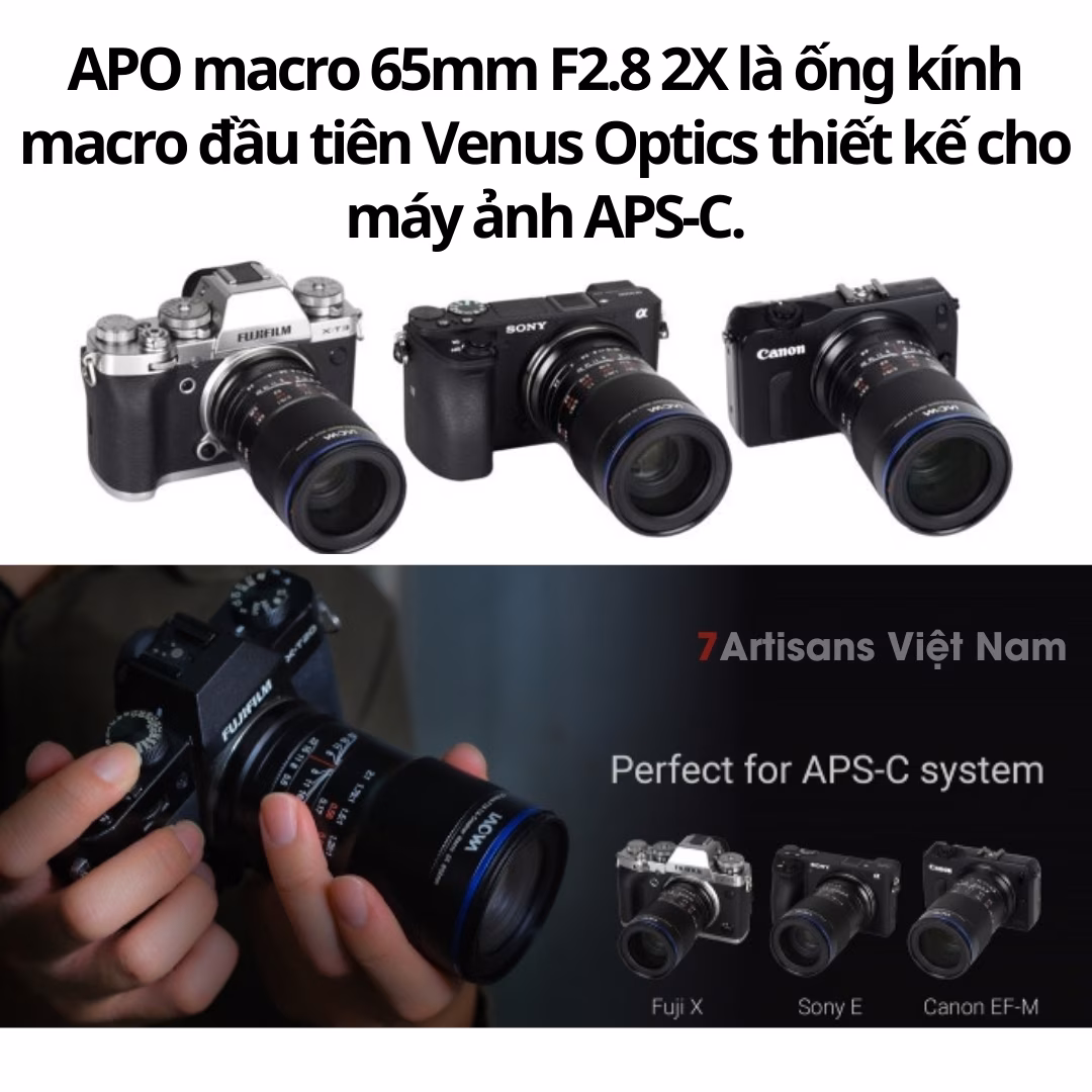 Laowa 65mm F2.8 2X Ultra Macro APO dành cho APS-C