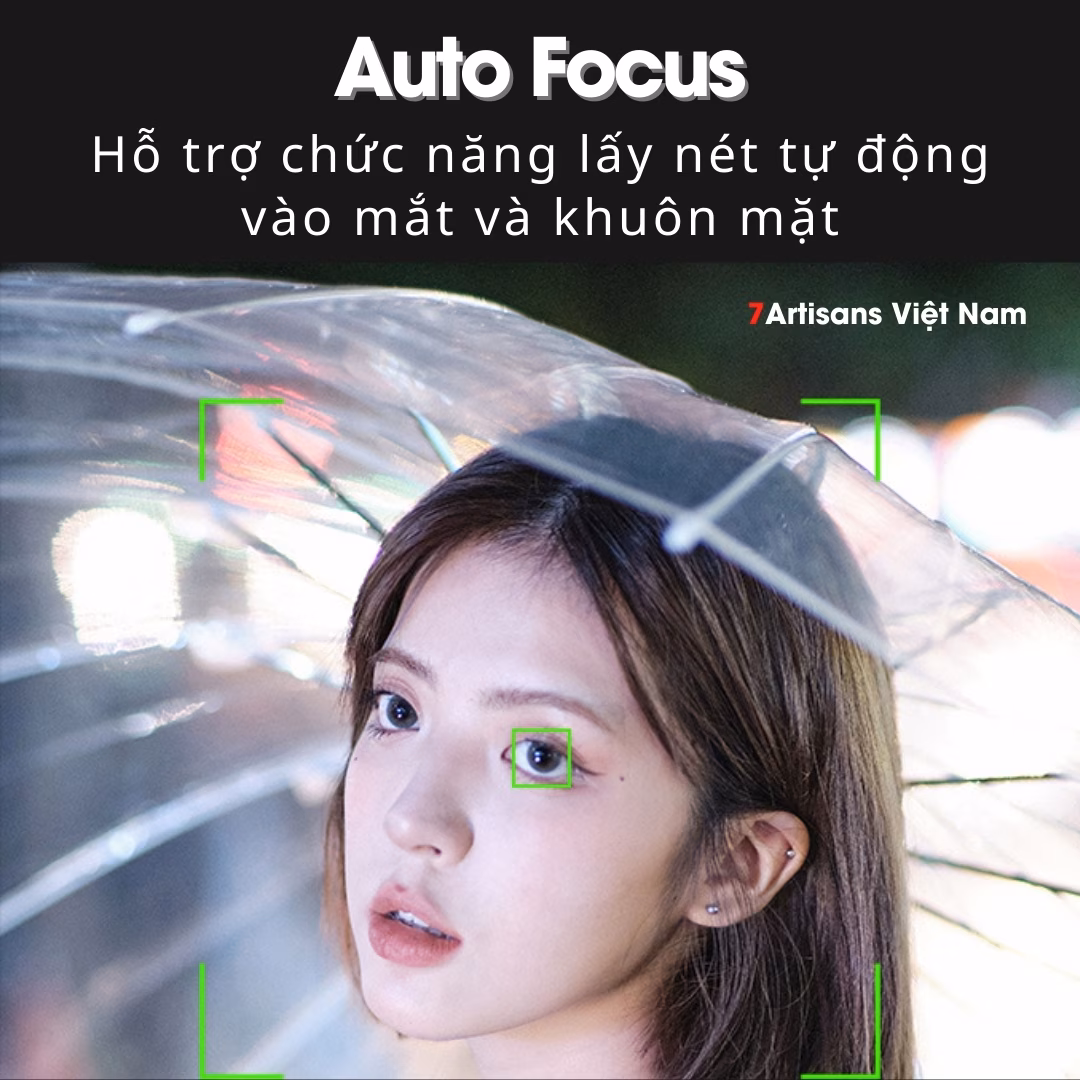 7Artisans EF-FX - Ngàm chuyển lấy nét tự động - Dành cho máy ảnh Fujifilm dùng lens của Canon EF