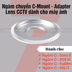 Ngàm chuyển C-Mount - Adapter lens CCTV