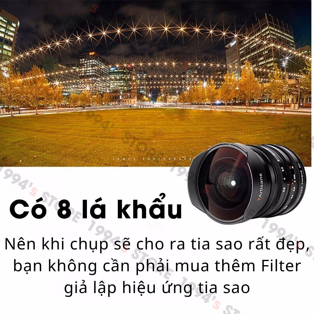 7Artisans 10mm F2.8 Fisheye bản New Version cho Full-Frame
