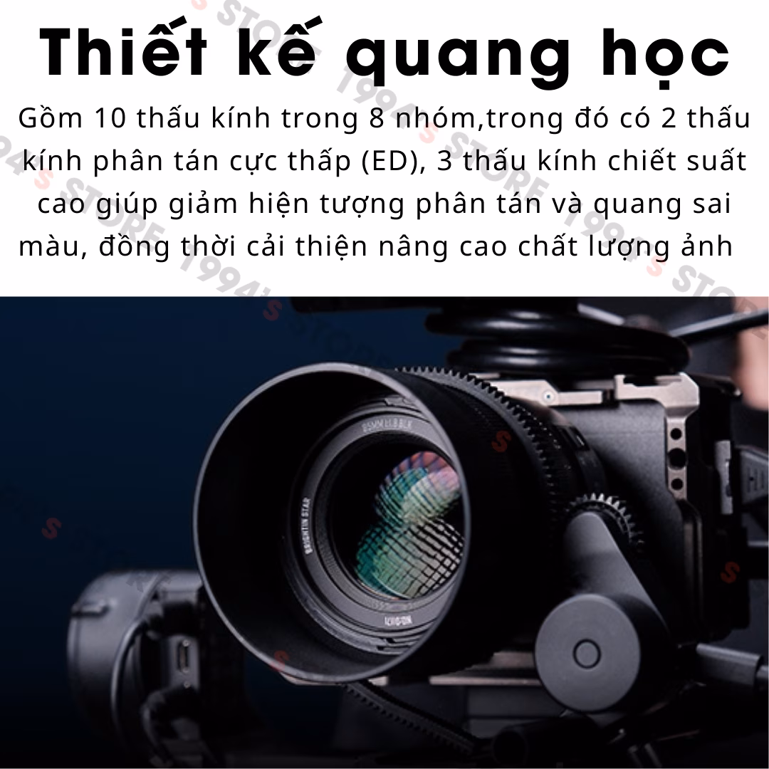 Brightin Star 85mm F1.8 AF – Lens chân dung xóa phông có Auto Focus for Full-Frame
