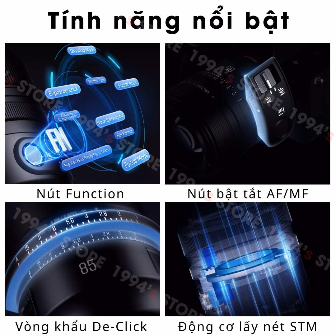 Brightin Star 85mm F1.8 AF – Lens chân dung xóa phông có Auto Focus for Full-Frame