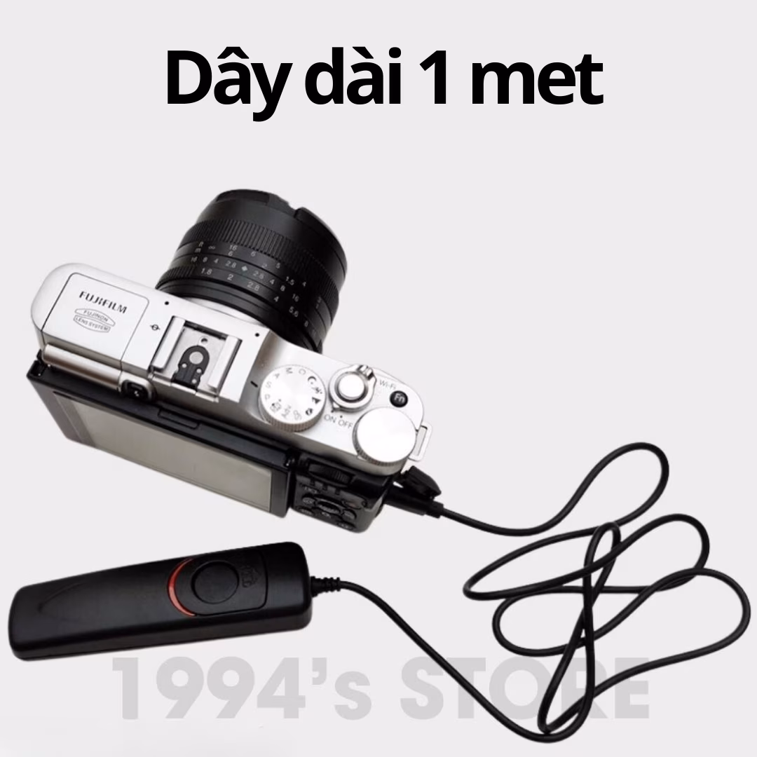 Dây bấm mềm Cuely RR-100 và RR-90 cho Fujfilm - Remote điều khiển máy ảnh Fujifilm