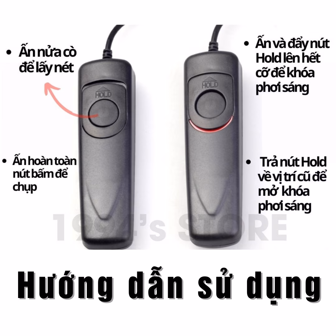 Dây bấm mềm Cuely RR-100 và RR-90 cho Fujfilm - Remote điều khiển máy ảnh Fujifilm