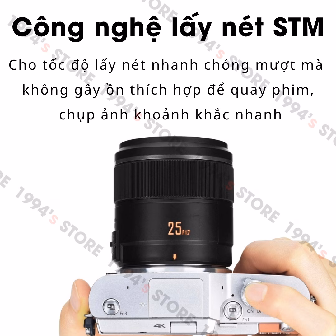 Yongnuo 25mm F1.7 Auto Focus -  Lens chân dung đa dụng dành cho ngàm M4/3