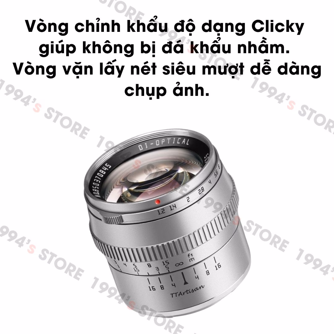TTArtisan 50mm F1.2 chân dung xóa phông