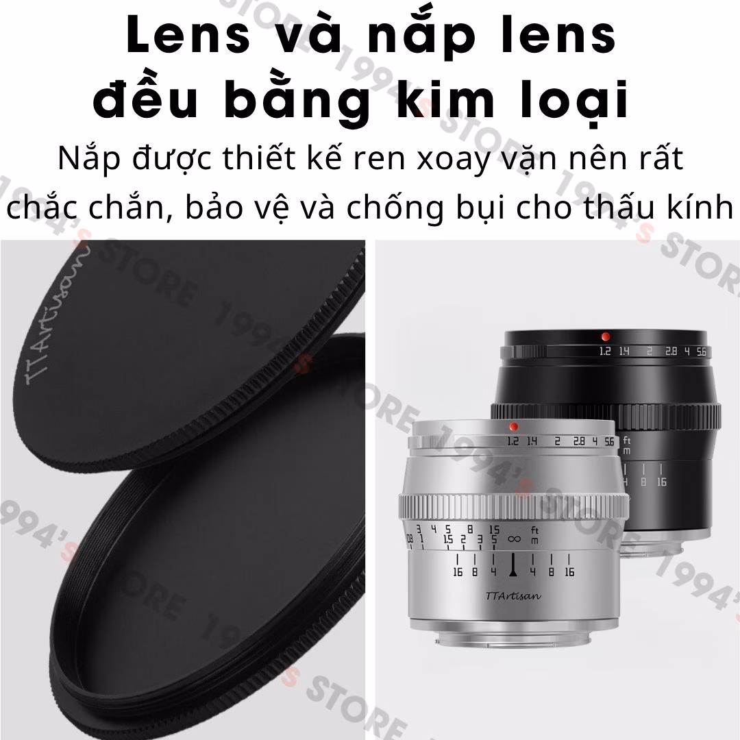TTArtisan 50mm F1.2 chân dung xóa phông
