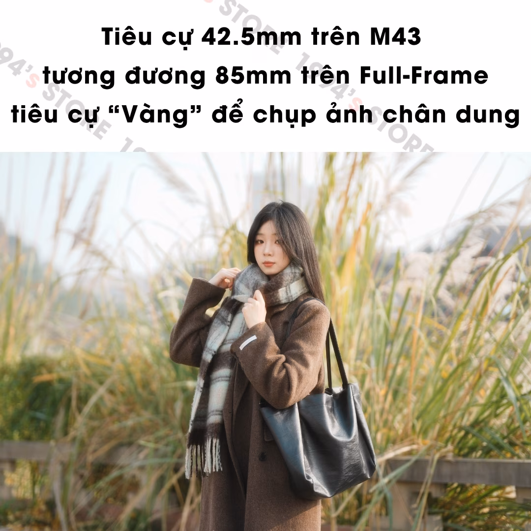 Yongnuo 42.5mm F1.7 Auto Focus -  Lens chuyên chân dung dành cho ngàm M4/3