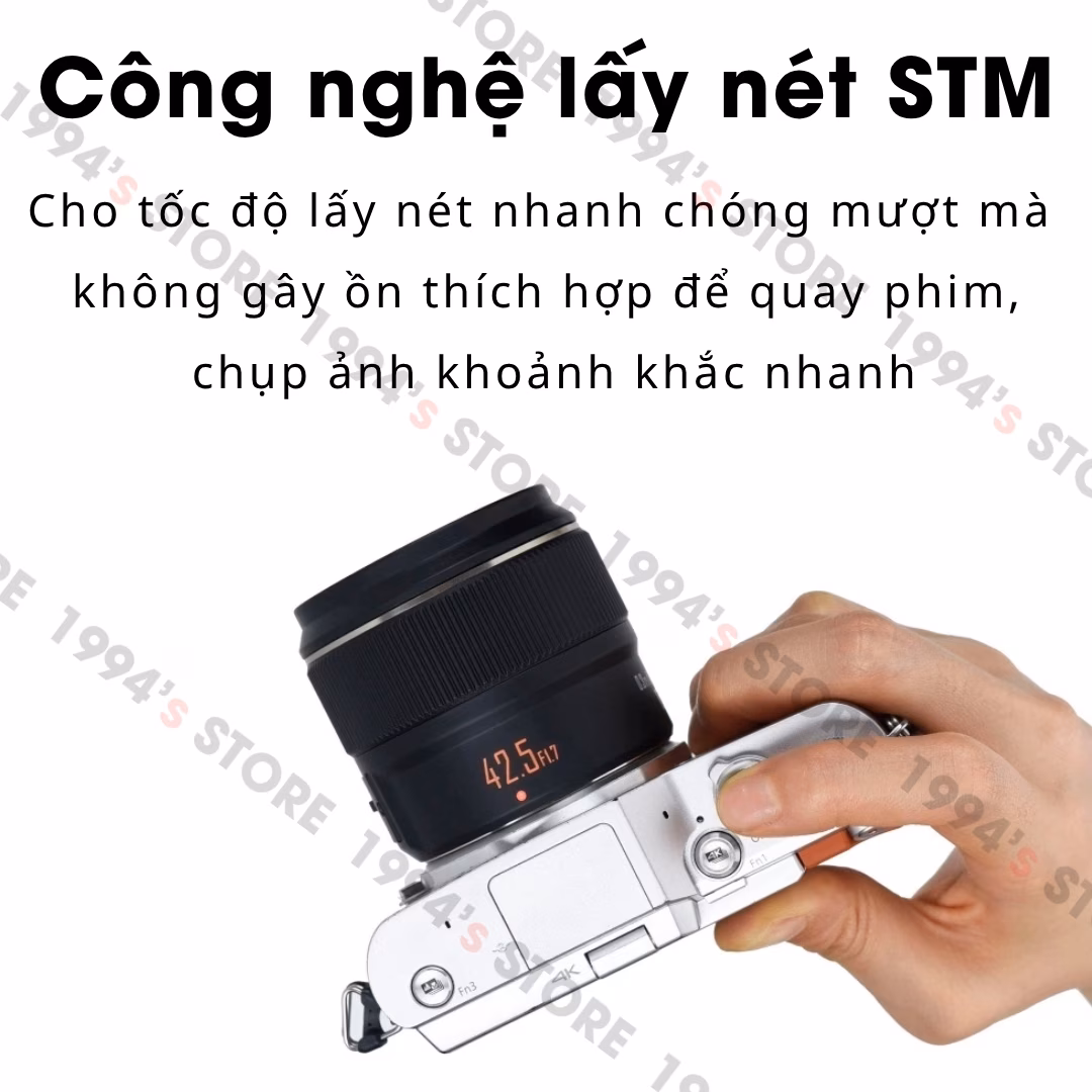 Yongnuo 42.5mm F1.7 Auto Focus -  Lens chuyên chân dung dành cho ngàm M4/3