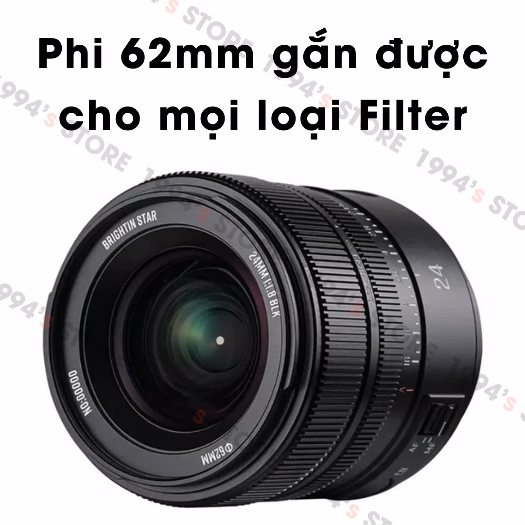 Brightin Star 24mm F1.8 Auto Focus Full-Frame - Lens góc rộng đa dụng