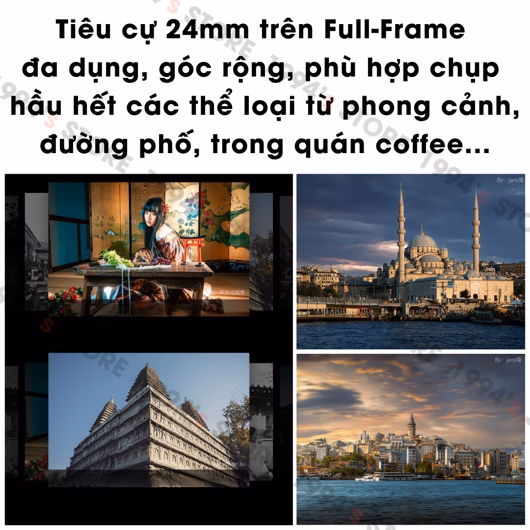 Brightin Star 24mm F1.8 Auto Focus Full-Frame - Lens góc rộng đa dụng