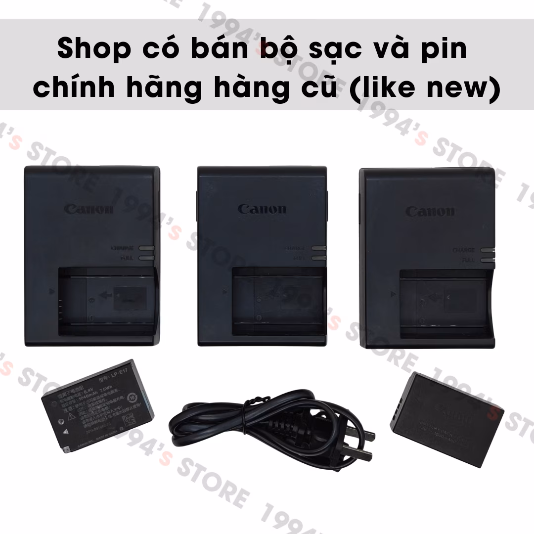 Bộ sạc pin Canon LC-E17 - Dock sạc pin E17 cho CANON 77D, 750D, 760D, M3, M5, 800D, M6, M3, EOS RP, 850D, 200D, M6II