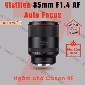 Vistilen 85mm F1.4 Auto Focus Full-Frame lấy nét tự động cho Canon RF