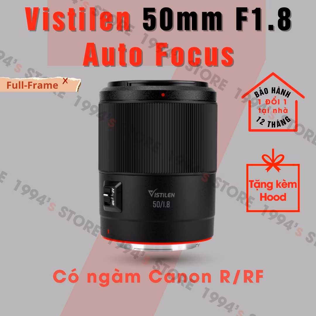 Ống kính Vistilen 50mm F1.8 SE AF Full-Frame Canon R/Canon RF