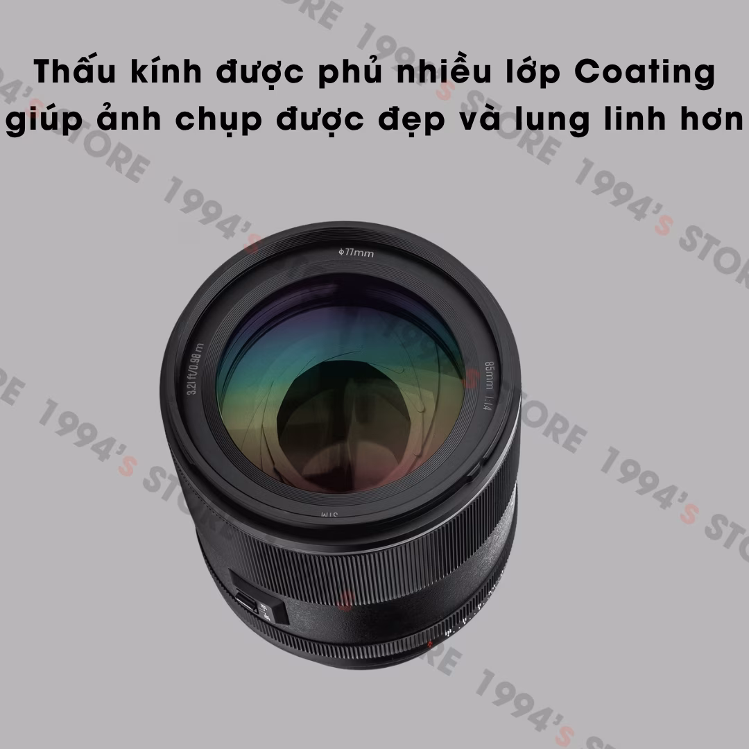 Vistilen 85mm F1.4 Auto Focus Full-Frame lấy nét tự động cho Canon RF