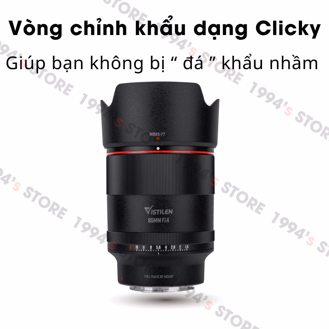 Vistilen 85mm F1.4 Auto Focus Full-Frame lấy nét tự động cho Canon RF