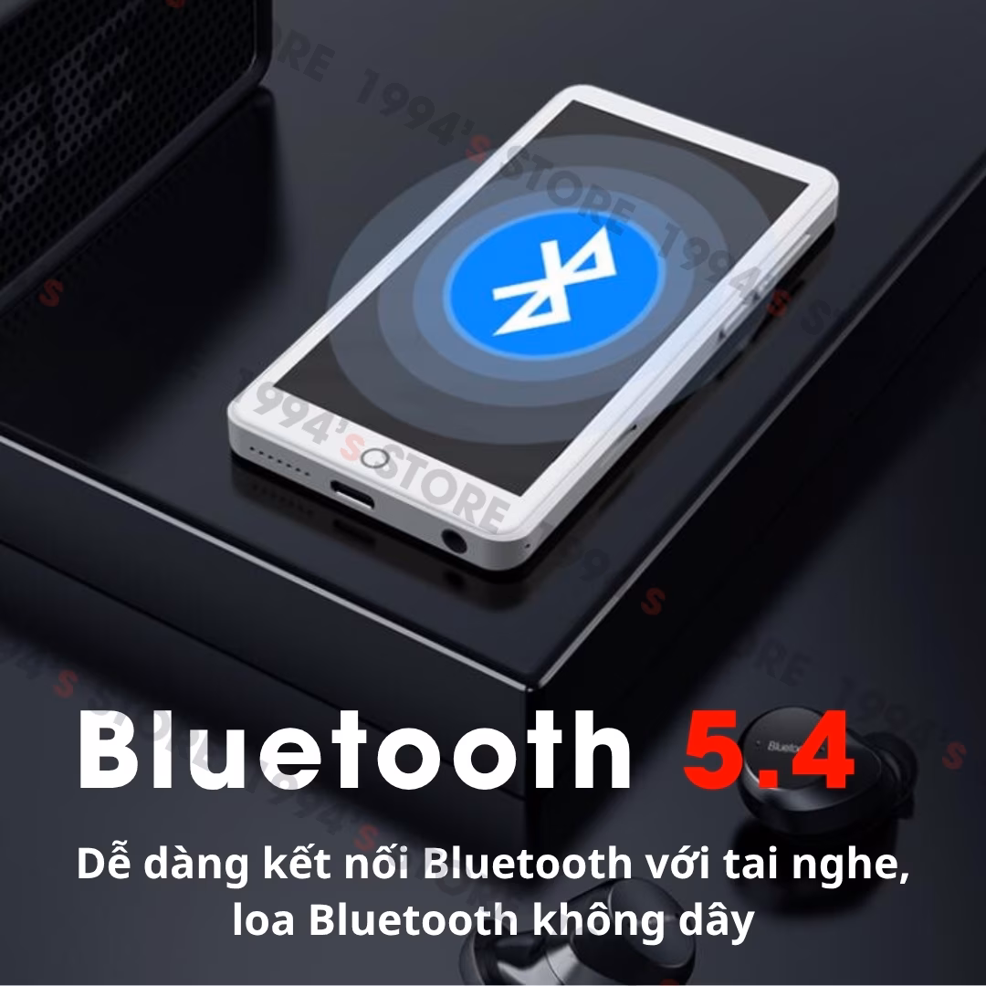 Máy Nghe Nhạc Benjie M6/M6s Android 14 – Bluetooth 5.4, Có Camera, Dịch Thuật Offline – Chính Hãng