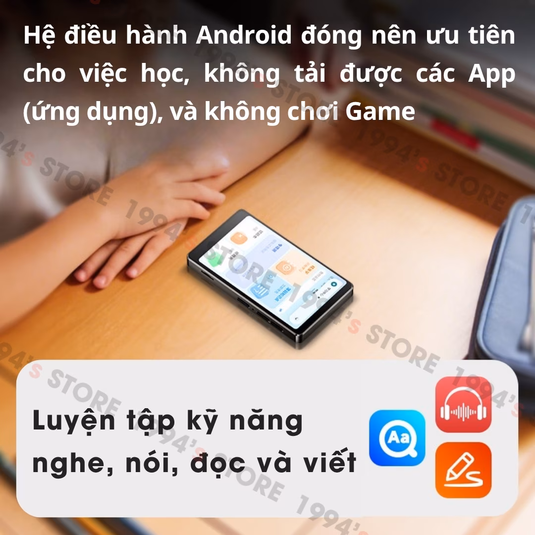 Máy Nghe Nhạc Benjie M6/M6s Android 14 – Bluetooth 5.4, Có Camera, Dịch Thuật Offline – Chính Hãng