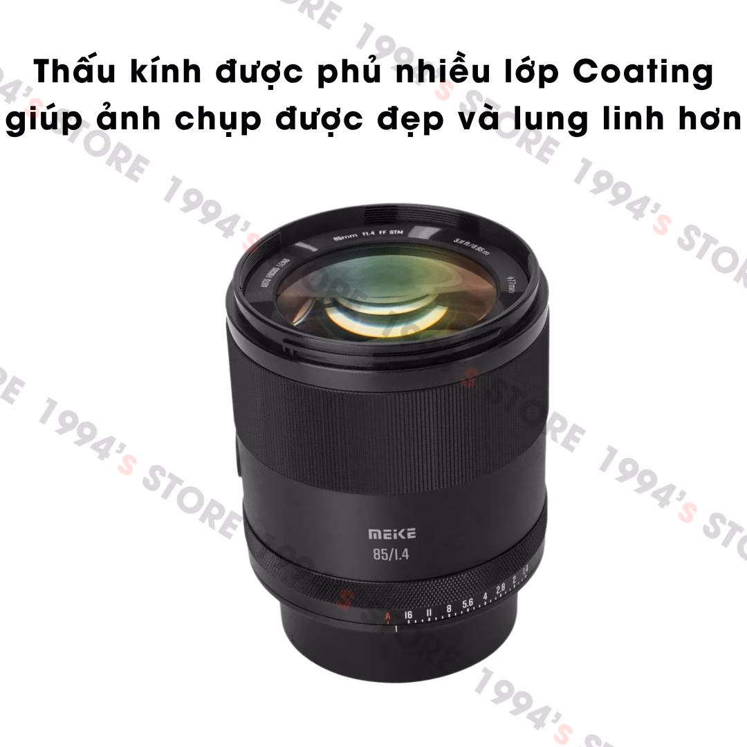 Ống kính Meike 85mm F1.4 MIX AF cho Full-Frame Sony E/Nikon Z/Leica L