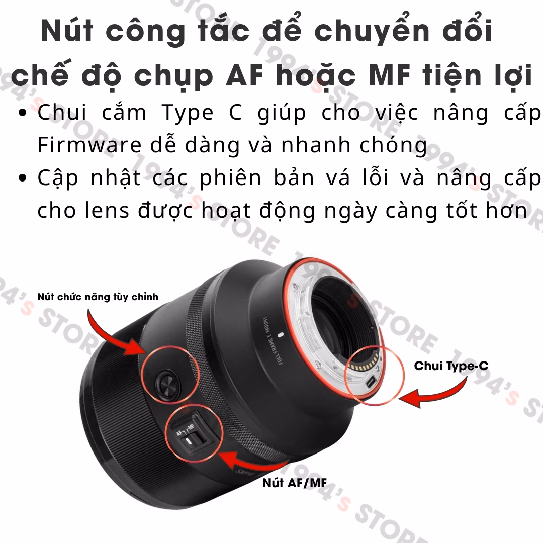 Ống kính Meike 85mm F1.4 MIX AF cho Full-Frame Sony E/Nikon Z/Leica L