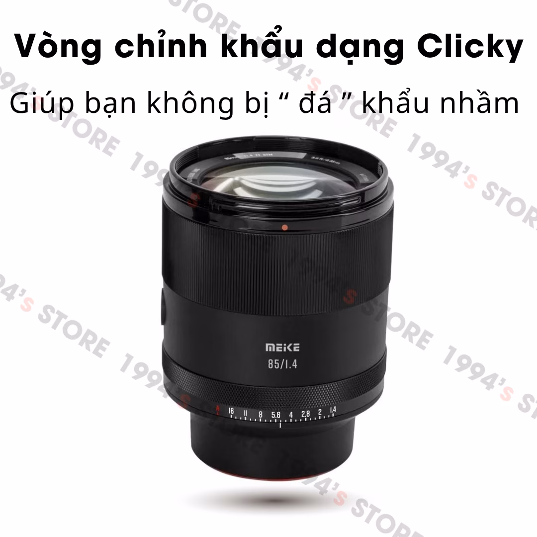 Ống kính Meike 85mm F1.4 MIX AF cho Full-Frame Sony E/Nikon Z/Leica L