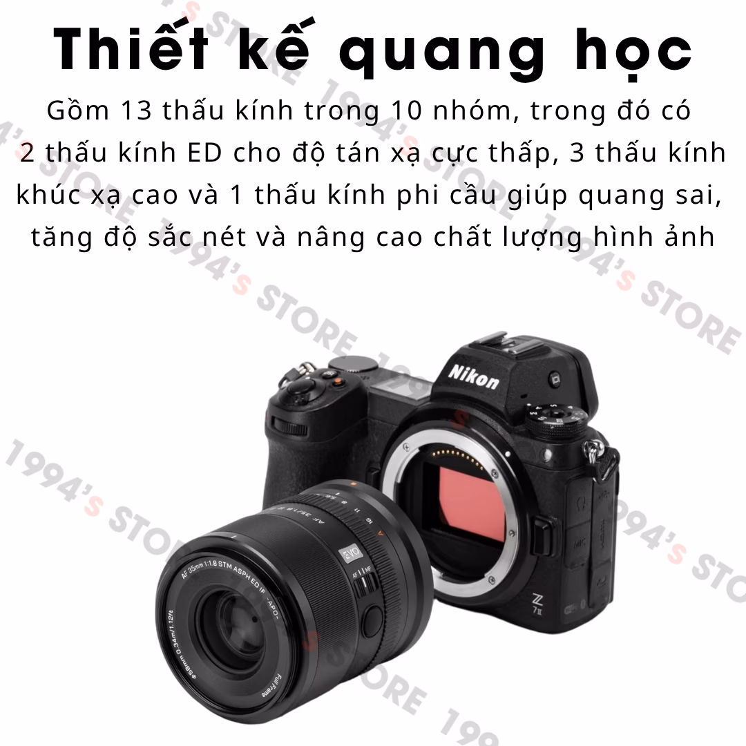Viltrox AF 35mm F1.8 Mark II EVO APO - Lens đa dụng có Auto Focus for Full-Frame