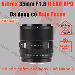 Viltrox AF 35mm F1.8 Mark II EVO APO - Lens đa dụng có Auto Focus for Full-Frame