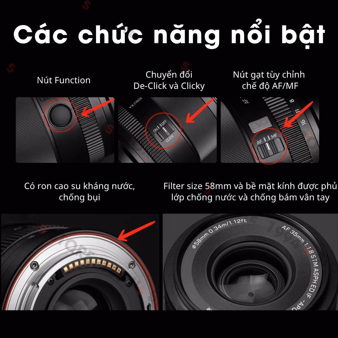 Viltrox AF 35mm F1.8 Mark II EVO APO - Lens đa dụng có Auto Focus for Full-Frame