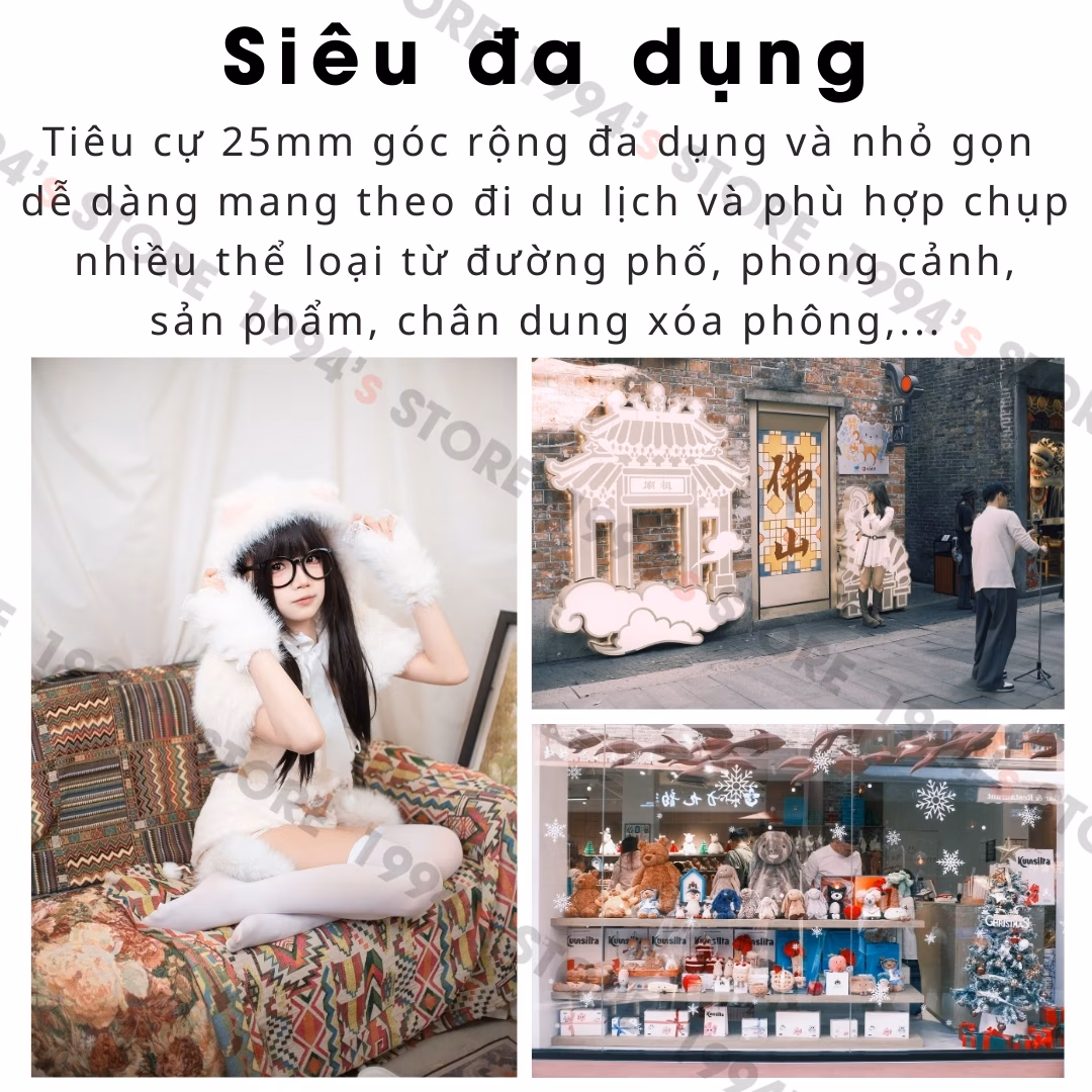 7Artisans 25mm F1.8 Lite AF – Lens góc rộng đa dụng