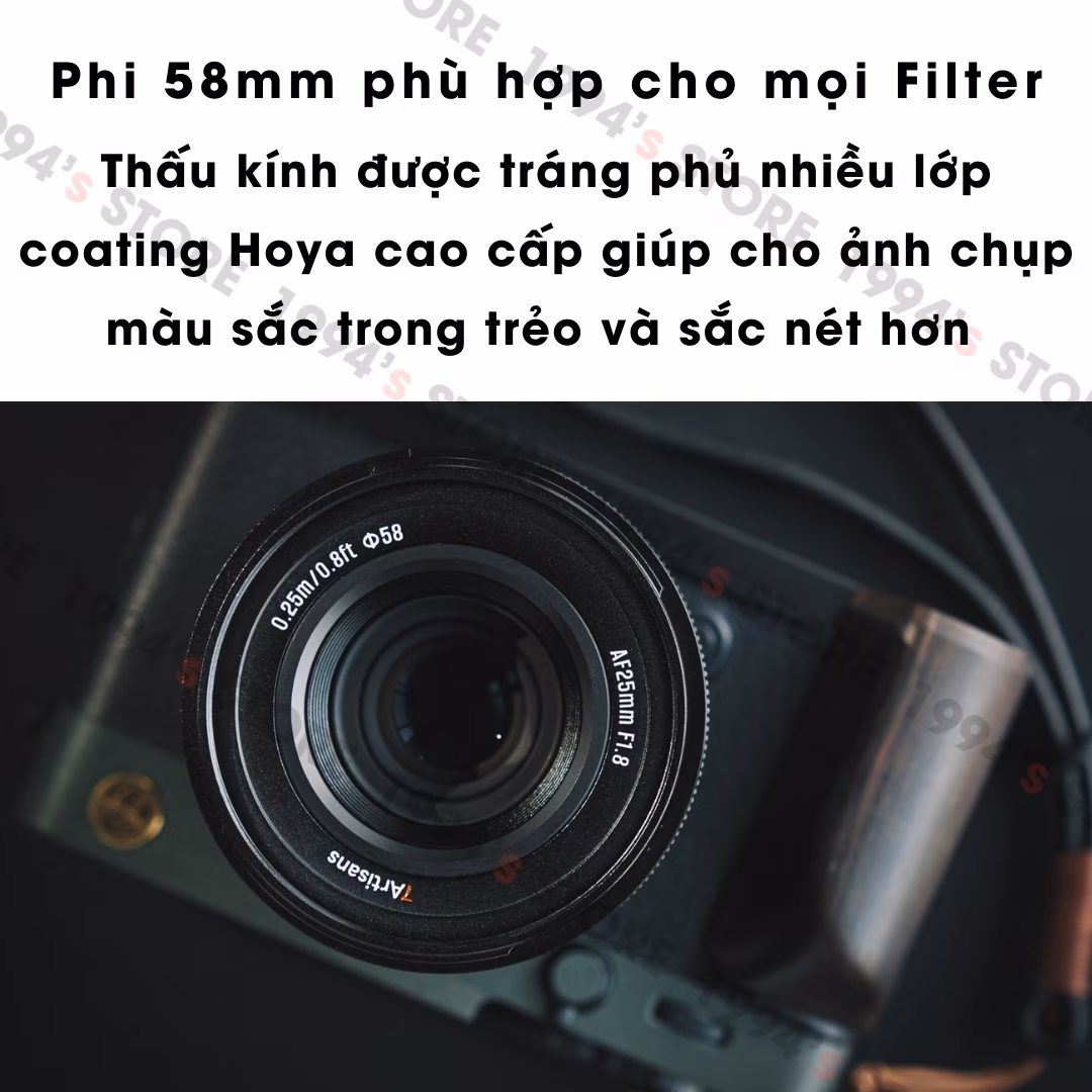 7Artisans 25mm F1.8 Lite AF – Lens góc rộng đa dụng