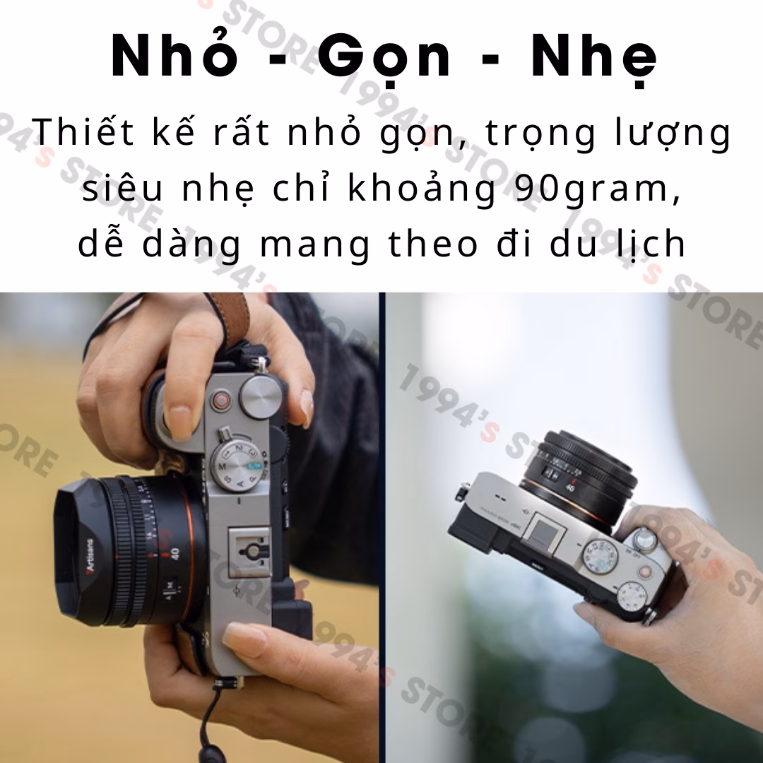 7Artisans AF 40mm F2.5 LITE Auto Focus dành cho Full-Frame