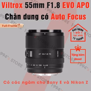 Viltrox AF 55mm F1.8 EVO APO - Lens chân dung for Full-Frame