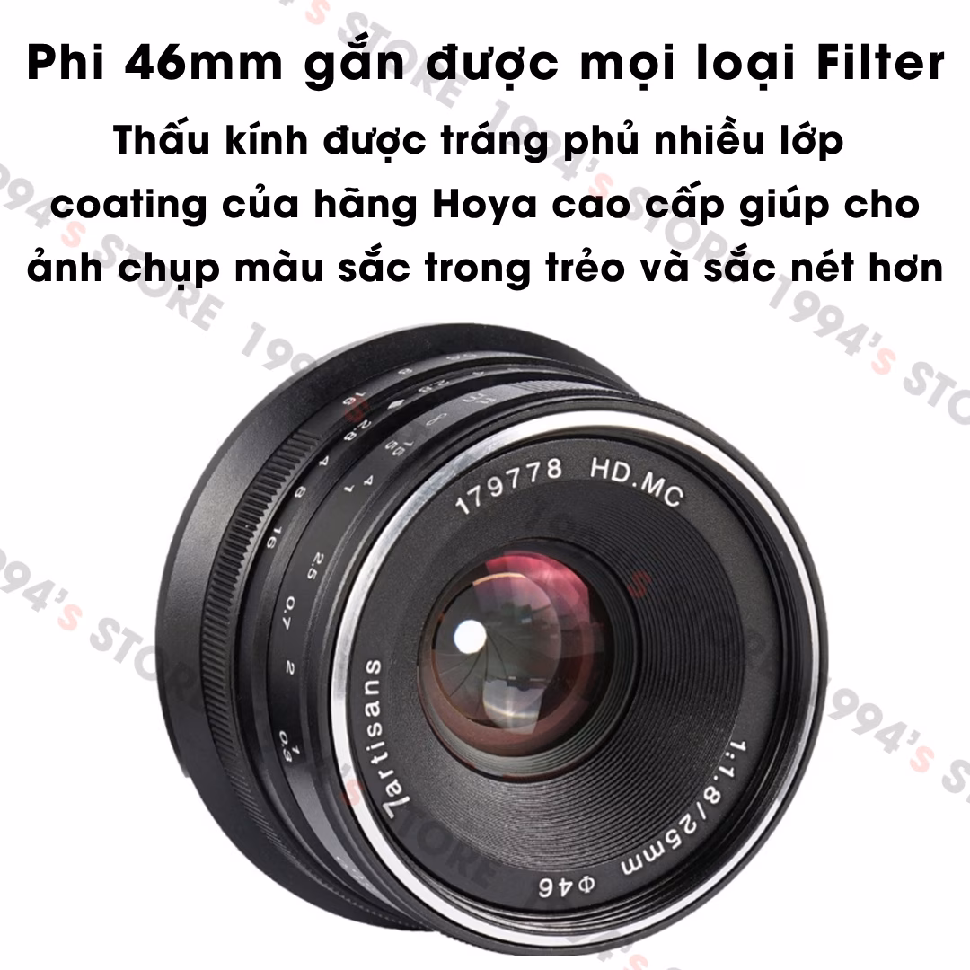 lens 7artisans 25mm f1.8 ii fujifilm