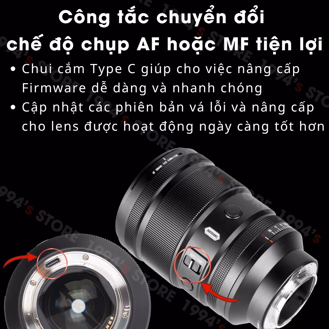 7Artisans AF 135mm F1.8 MAX - Lens siêu chân dung for Full-Frame