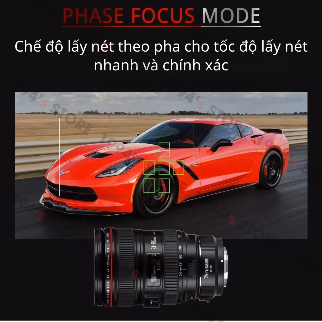 Adapter 7Artisans EF-EOS R/RF - Ngàm chuyển AF từ EOS R/RP sang Canon EF