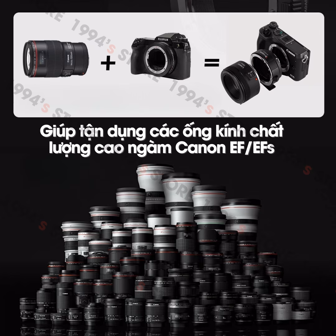Adapter 7Artisans EF-EOS R/RF - Ngàm chuyển AF từ EOS R/RP sang Canon EF