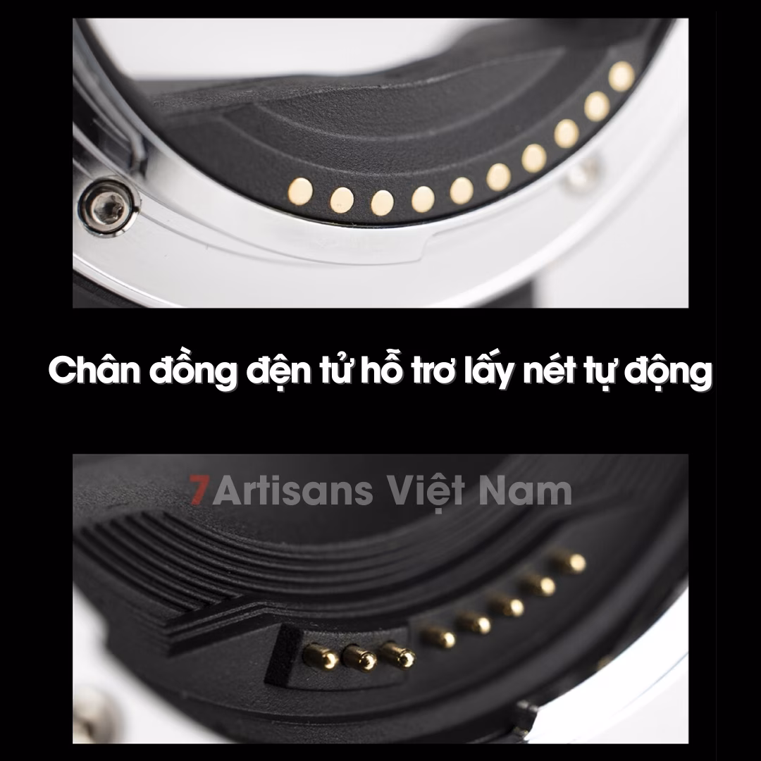 ngàm chuyển lens canon ef sang eos m 7artisans