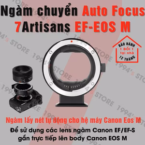 Adapter 7Artisans EF-EOS M - Ngàm chuyển AF từ Canon M sang Canon EF