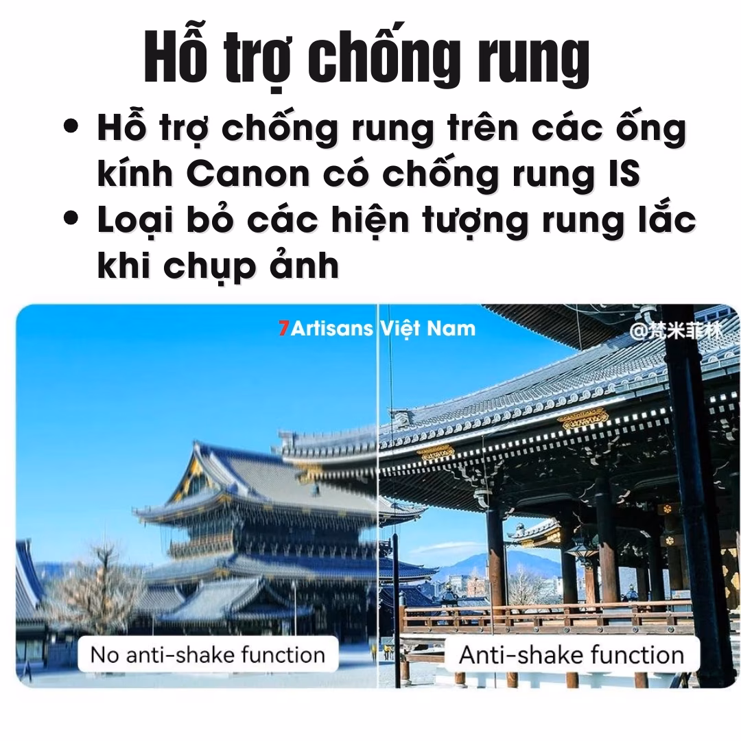 Adapter 7Artisans EF-EOS M - Ngàm chuyển AF từ Canon M sang Canon EF