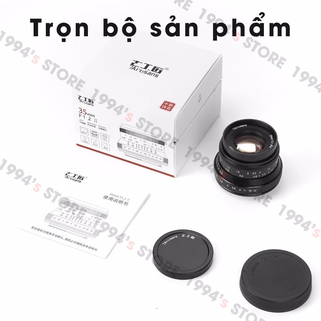 7artisans 35mm f1.2 ii trả góp 0%