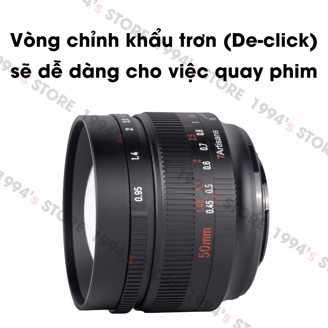 7Artisans 50mm F0.95 – Lens chân dung xoá phông mù mịt